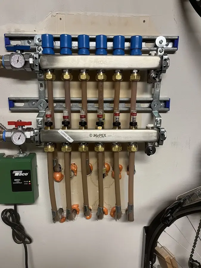 Plumber performing Leak Detection at a residential property in Brooktrails